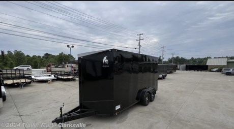 &lt;p&gt;&lt;strong&gt;2022 Spartan Cargo 7X16TA Enclosed Trailer&lt;/strong&gt;&lt;br /&gt;&lt;strong&gt;&amp;nbsp;&lt;/strong&gt;&lt;br /&gt;7&amp;rsquo; wide x 16&amp;rsquo; long x 7&#39; tall&lt;br /&gt;SPARTAN 300 SERIES&lt;br /&gt;Black&amp;nbsp;&lt;br /&gt;&lt;br /&gt;- (2) 3500lb axles with 4 wheel electric brakes&lt;br /&gt;- 7000&amp;nbsp;GVWR&lt;br /&gt;- Payload capacity is approximately: 4760lbs&lt;br /&gt;- Spring assisted rear ramp door with ramp extension&lt;br /&gt;- 32&amp;rdquo; RV style&amp;nbsp;curbside&amp;nbsp;entrance door&lt;br /&gt;- Slope Wedge design&lt;br /&gt;- 16&amp;rsquo; of box plus the wedge&lt;br /&gt;- Roof vent is pre braced and wired for a future A/C.&lt;br /&gt;- Insulated&amp;nbsp;thermo&amp;nbsp;cool ceiling liner inside&lt;br /&gt;&lt;br /&gt;- ALUMINUM 2-way side flow vents - Lots of extra LED exterior lights&lt;br /&gt;&lt;br /&gt;&lt;br /&gt;* HD FRAMING *&lt;br /&gt;- 16&amp;rdquo; on all centers: (floor cross members, wall uprights, and roof cross bracing)&lt;br /&gt;- Box tube construction framing on everything: (main frame, floor cross members, wall uprights, and roof cross bracing)&lt;br /&gt;- Triple tube extended A-frame (tongue)&lt;br /&gt;&lt;br /&gt;&lt;/p&gt;