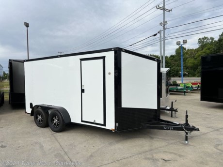 &lt;p&gt;Brand New 2023 7x14 Spartan Cargo trailer.&lt;br /&gt;Features:&lt;br /&gt;Blackout Package&lt;br /&gt;&lt;br /&gt;&lt;br /&gt;7&amp;rsquo; wide x 14&amp;rsquo; long x 6&amp;rsquo;3&quot; tall&lt;br /&gt;- (2) 3500lb axles with 4 wheel electric brakes&lt;br /&gt;- 7000 GVWR&lt;br /&gt;- Spring assisted rear ramp door with ramp extension&lt;br /&gt;- 32&amp;rdquo; RV style curbside entrance door&lt;br /&gt;- Slope Wedge design&lt;br /&gt;- 14&amp;rsquo; of box plus the wedge&lt;br /&gt;- Aluminum exterior is .030 thickness&lt;br /&gt;- Blackout package is included&lt;br /&gt;- SEMI SCREWLESS EXTERIOR&lt;br /&gt;- 15&quot; Radial tires&lt;br /&gt;- Roof vent is pre braced and wired for a future A/C.&lt;br /&gt;- Insulated thermo cool ceiling liner inside&lt;br /&gt;- (2) Upgraded super bright led interior lights&lt;br /&gt;- ALUMINUM 2-way side flow vents - Lots of extra LED exterior lights&lt;br /&gt;- 3 year warranty&lt;br /&gt;&lt;br /&gt;* HD FRAMING *&lt;br /&gt;- 16&amp;rdquo; on all centers: (floor cross members, wall uprights, and roof cross bracing)&lt;br /&gt;- Box tube construction framing on everything: (main frame, floor cross members, wall uprights, and roof cross bracing)&lt;br /&gt;- Triple tube extended A-frame (tongue)&lt;br /&gt;5 Year Warranty.&lt;br /&gt;Financing available. We offer a no credit check program&lt;br /&gt;Call us for more information on your future trailer. http://www.trailermartinc.com/--xInventoryDetail?id=12385321&lt;/p&gt;