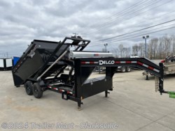 New 2023 Delco 14’ 14K Gooseneck Roll-off Trailer with 15yd available in Clarksville, Tennessee