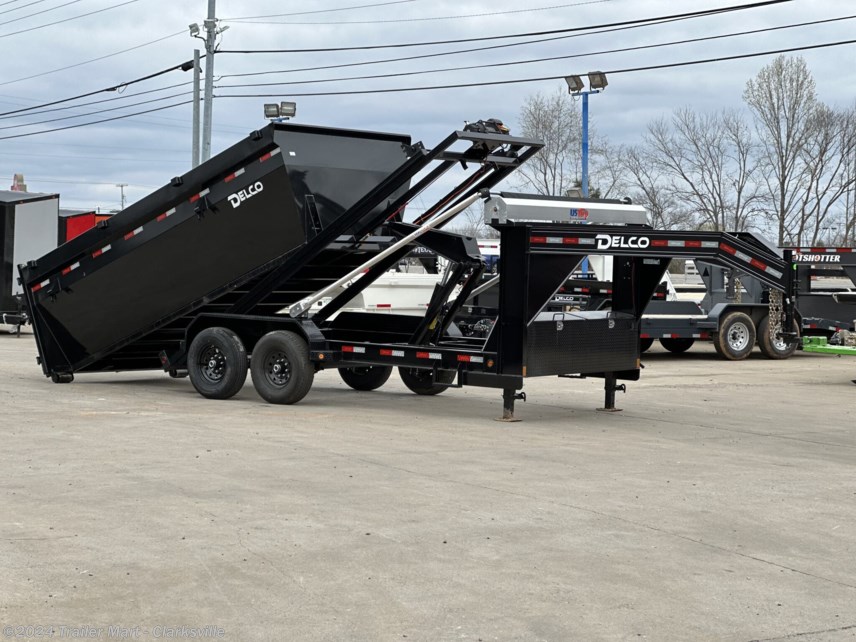 New 2023 Delco 14’ 14K Gooseneck Roll-off Trailer with 15yd BIN available in Clarksville, Tennessee
