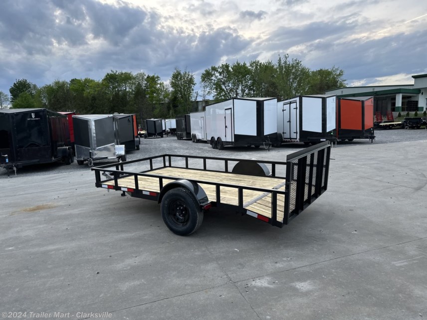 New 2023 Piggyback MetalWorks 6&apos;10&quot; wide x 12&apos; open utility trailer single axle available in Clarksville, Tennessee