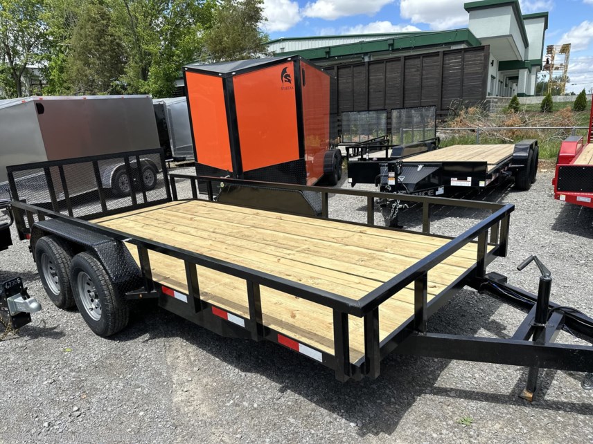 New 2023 Piggyback MetalWorks 6&apos;10&quot; wide x 16&apos; open utility trailer tandem axle available in Clarksville, Tennessee