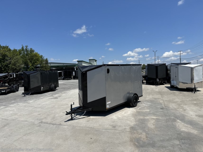 New 2023 Trailer Mart 6x12 Single Axle, Blackout, Slope wedge, insulated available in Clarksville, Tennessee