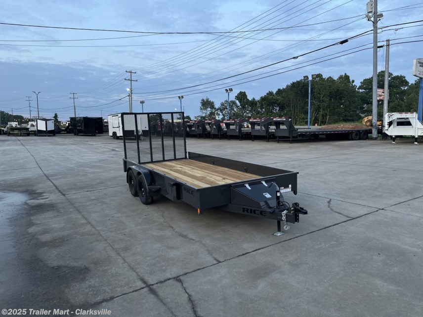New 2023 Rice Trailers 82x16 StealthTandem Axle Open utility trailer HD available in Clarksville, Tennessee