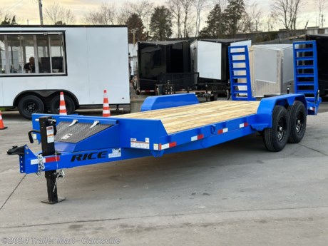 &lt;p class=&quot;MsoNormal&quot;&gt;&lt;strong&gt;BRAND NEW RICE MAGNUM 7TON 22&#39; LOW PRO HEAVY DUTY EQUIPMENT TRAILER&lt;/strong&gt;&lt;br /&gt;&lt;br /&gt;&lt;strong&gt;&lt;em&gt;- 82&quot; Between fenders&lt;br /&gt;- 22&#39; of wood deck length plus 2&#39; steel dovetail&amp;nbsp;&lt;/em&gt;&lt;/strong&gt;&lt;br /&gt;&lt;strong&gt;&lt;em&gt;- 14K GVWR&amp;nbsp;&lt;/em&gt;&lt;/strong&gt;&lt;br /&gt;&lt;strong&gt;&lt;em&gt;- Trailer weighs: 3540lbs empty &lt;/em&gt;&lt;/strong&gt;&lt;br /&gt;&lt;strong&gt;&lt;em&gt;- Payload capacity on this trailer is: 10,460lbs &lt;/em&gt;&lt;/strong&gt;&lt;br /&gt;&lt;br /&gt;&lt;strong&gt;- Integrated Tool Box&amp;nbsp;&lt;br /&gt;- 6&quot; Channel Main Frame&lt;br /&gt;- 3&quot; Channel&amp;nbsp;Crossmembers&amp;nbsp;on 16&quot; Centers&lt;br /&gt;- 2&#39; Steel Dove Tail&lt;br /&gt;- Heavy Duty Steel Fabricated Fenders&lt;br /&gt;- 10k Drop Leg Jack&lt;br /&gt;- 2 5/16 Adjustable&amp;nbsp;Coupler In 6 Hole&amp;nbsp;Bracket&lt;br /&gt;- Stake Pocket Tie Downs&lt;br /&gt;- Treated Floor&lt;br /&gt;- 5&#39; Wedge Style Ramps w/ Spring Assis&lt;br /&gt;- Led Lights&lt;br /&gt;- Fully Sealed Modular Wire Harness&lt;br /&gt;- Steel Grit Blasted, Degreased, Phosphatized, Hot Water Pressure Washed And Sealed&lt;br /&gt;Fully Powder Coated&lt;/strong&gt;&lt;br style=&quot;mso-special-character: line-break;&quot; /&gt;&lt;!-- [if !supportLineBreakNewLine]--&gt;&lt;br style=&quot;mso-special-character: line-break;&quot; /&gt;&lt;!--[endif]--&gt;&lt;/p&gt;