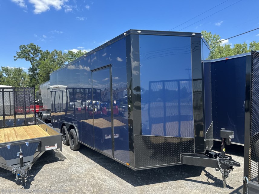 New 2023 Spartan 20&apos; Enclosed Car Trailer with electric tongue jack available in Clarksville, Tennessee
