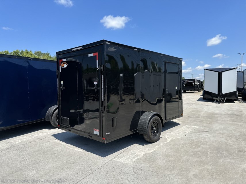 New 2023 Trailer Mart 6x12 Single Axle, Blackout, Slope wedge, insulated available in Clarksville, Tennessee