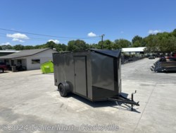 New 2023 Trailer Mart 6x12 Single Axle, Blackout, Slope wedge available in Clarksville, Tennessee