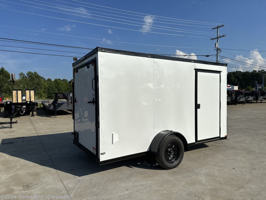 New 2023 Trailer Mart 6x12 Single Axle, Blackout, Slope wedge, insulated available in Clarksville, Tennessee