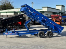 New 2023 Delco 16ft 7Ton Low Pro Dump available in Clarksville, Tennessee