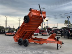 New 2024 RawMaxx 7x14 7TON Telescopic Dump Trailer with alum wheels available in Clarksville, Tennessee
