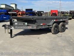 New 2024 RawMaxx 7x12 7Ton Dump Trailer jacks, tarp, spreader gate available in Clarksville, Tennessee