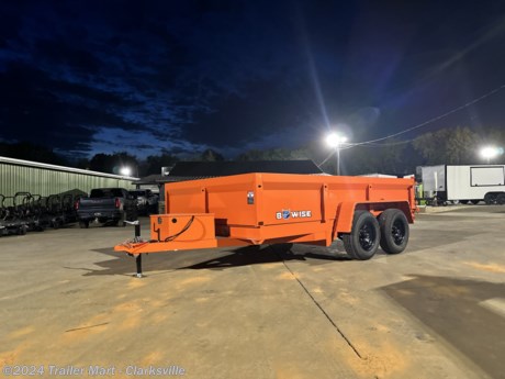 &lt;p&gt;&lt;strong&gt;&lt;span style=&quot;font-size: 24px;&quot;&gt;Brand New BWISE Fire Orange DUMP TRAILER!!!!&lt;/span&gt;&lt;/strong&gt;&lt;/p&gt;
&lt;p&gt;&amp;nbsp;&lt;/p&gt;
&lt;p&gt;&lt;span style=&quot;font-size: 24px;&quot;&gt;&lt;strong&gt;BWISE DT712LP-LE-10A Dump Low Pro&lt;/strong&gt;&lt;/span&gt;&lt;/p&gt;
&lt;p&gt;&lt;span style=&quot;font-size: 24px;&quot;&gt;&lt;strong&gt;Features&lt;/strong&gt;&lt;/span&gt;&lt;/p&gt;
&lt;ul&gt;
&lt;li&gt;&lt;span style=&quot;font-size: 18px;&quot;&gt;81.5&quot; W X 12&#39; L&lt;/span&gt;&lt;/li&gt;
&lt;li&gt;&lt;span style=&quot;font-size: 18px;&quot;&gt;GVWR: 9990 lbs&lt;/span&gt;&lt;/li&gt;
&lt;li&gt;&lt;span style=&quot;font-size: 18px;&quot;&gt;Payload: 7290 lbs&lt;/span&gt;&lt;/li&gt;
&lt;li&gt;&lt;span style=&quot;font-size: 18px;&quot;&gt;6&quot; Channel Main Frame&lt;/span&gt;&lt;/li&gt;
&lt;li&gt;&lt;span style=&quot;font-size: 18px;&quot;&gt;Formed Bed Sides&lt;/span&gt;&lt;/li&gt;
&lt;li&gt;&lt;span style=&quot;font-size: 18px;&quot;&gt;2-5/16&quot; A-Frame Coupler&lt;/span&gt;&lt;/li&gt;
&lt;li&gt;&lt;span style=&quot;font-size: 18px;&quot;&gt;5k Top Wind Jack&lt;/span&gt;&lt;/li&gt;
&lt;li&gt;&lt;span style=&quot;font-size: 18px;&quot;&gt;Combo Gate/ Ramps/ D-Rings&lt;/span&gt;&lt;/li&gt;
&lt;li&gt;&lt;span style=&quot;font-size: 18px;&quot;&gt;5.2k II Tandem Axle- Elec&lt;/span&gt;&lt;/li&gt;
&lt;li&gt;&lt;span style=&quot;font-size: 18px;&quot;&gt;Deep Cycle Battery&lt;/span&gt;&lt;/li&gt;
&lt;li&gt;&lt;span style=&quot;font-size: 18px;&quot;&gt;4&quot; Single Acting Cylinder&lt;/span&gt;&lt;/li&gt;
&lt;/ul&gt;
&lt;p class=&quot;MsoNormal&quot;&gt;&lt;strong&gt;&lt;em&gt;&lt;span style=&quot;font-size: 17.5pt; line-height: 107%; color: black; background: white;&quot;&gt;WE OFFER SUPER LOW MONTHLY PAYMENT OPTIONS TO QUALIFIED BUYERS.&amp;nbsp; NO OTHER DEALER WILL WORK AS HARD AS WE DO TO ENSURE EACH AND EVERY CUSTOMER THE VERY BEST FINANCING OPTIONS AVAILABLE!&amp;nbsp;&amp;nbsp;&lt;/span&gt;&lt;/em&gt;&lt;/strong&gt;&lt;/p&gt;
&lt;p class=&quot;MsoNormal&quot;&gt;&lt;strong&gt;&lt;em&gt;&lt;span style=&quot;font-size: 18.0pt; line-height: 107%;&quot;&gt;Don&amp;rsquo;t forget to ask about our warranty!&lt;/span&gt;&lt;/em&gt;&lt;/strong&gt;&lt;/p&gt;
&lt;p class=&quot;MsoNormal&quot;&gt;&lt;strong&gt;&lt;em&gt;&lt;span style=&quot;font-size: 18.0pt; line-height: 107%;&quot;&gt;&amp;nbsp;&lt;/span&gt;&lt;/em&gt;&lt;/strong&gt;&lt;/p&gt;
