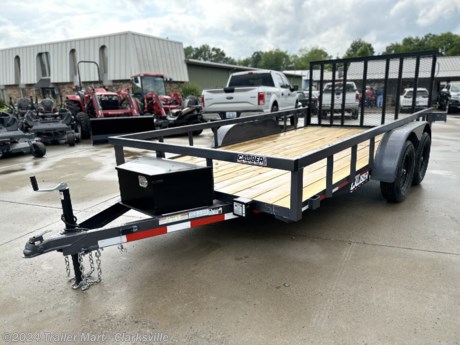 &lt;p&gt;&lt;span style=&quot;font-size: 24px;&quot;&gt;&lt;strong&gt;Brand new Caliber 7x14 Open Utility Commercial grade trailer.&lt;/strong&gt;&lt;/span&gt;&lt;/p&gt;
&lt;p&gt;&lt;span style=&quot;font-size: 24px;&quot;&gt;&lt;strong&gt;Features&lt;/strong&gt;&lt;/span&gt;&lt;br /&gt;&lt;br /&gt;&lt;span style=&quot;text-decoration: underline; font-size: 24px;&quot;&gt;&lt;strong&gt;7&#39; WIDE X 14&#39; LONG&amp;nbsp;&lt;/strong&gt;&lt;/span&gt;&lt;br /&gt;&lt;span style=&quot;font-size: 24px;&quot;&gt;- (2) 3500lb axles&amp;nbsp;&lt;/span&gt;&lt;br /&gt;&lt;span style=&quot;font-size: 24px;&quot;&gt;- 7000LB GVWR&lt;/span&gt;&lt;br /&gt;&lt;span style=&quot;font-size: 24px;&quot;&gt;- Trailer weighs: 1700lbs&lt;/span&gt;&lt;br /&gt;&lt;span style=&quot;font-size: 24px;&quot;&gt;- Payload capacity is: 5300lbs&lt;/span&gt;&lt;br /&gt;&lt;span style=&quot;font-size: 24px;&quot;&gt;- Spring assisted rear gate&lt;/span&gt;&lt;br /&gt;&lt;span style=&quot;font-size: 24px;&quot;&gt;- The rear gate also has an easy lock/unlock system making your day much easier and safer&lt;/span&gt;&lt;br /&gt;&lt;span style=&quot;font-size: 24px;&quot;&gt;- Extended tongue to help avoid jack knifing&amp;nbsp;&lt;/span&gt;&lt;br /&gt;&lt;span style=&quot;font-size: 24px;&quot;&gt;- Tool box&lt;/span&gt;&lt;br /&gt;&lt;span style=&quot;font-size: 24px;&quot;&gt;- Black wheels&lt;/span&gt;&lt;br /&gt;&lt;span style=&quot;font-size: 24px;&quot;&gt;- LED lights&lt;/span&gt;&lt;br /&gt;&lt;br /&gt;&lt;/p&gt;
&lt;p class=&quot;MsoNormal&quot;&gt;&lt;strong&gt;&lt;em&gt;&lt;span style=&quot;font-size: 17.5pt; line-height: 107%; background-image: initial; background-position: initial; background-size: initial; background-repeat: initial; background-attachment: initial; background-origin: initial; background-clip: initial;&quot;&gt;WE OFFER SUPER LOW MONTHLY PAYMENT OPTIONS TO QUALIFIED BUYERS.&amp;nbsp; NO OTHER DEALER WILL WORK AS HARD AS WE DO TO ENSURE EACH AND EVERY CUSTOMER THE VERY BEST FINANCING OPTIONS AVAILABLE!&amp;nbsp;&amp;nbsp;&lt;/span&gt;&lt;/em&gt;&lt;/strong&gt;&lt;/p&gt;
&lt;p class=&quot;MsoNormal&quot;&gt;&lt;strong&gt;&lt;em&gt;&lt;span style=&quot;font-size: 18.0pt; line-height: 107%;&quot;&gt;Don&amp;rsquo;t forget to ask about our warranty!&lt;/span&gt;&lt;/em&gt;&lt;/strong&gt;&lt;/p&gt;
&lt;p&gt;&amp;nbsp;&lt;/p&gt;
&lt;p class=&quot;MsoNormal&quot;&gt;&lt;strong&gt;&lt;em&gt;&lt;span style=&quot;font-size: 18.0pt; line-height: 107%;&quot;&gt;&amp;nbsp;&lt;/span&gt;&lt;/em&gt;&lt;/strong&gt;&lt;/p&gt;
&lt;p&gt;&amp;nbsp;&lt;/p&gt;