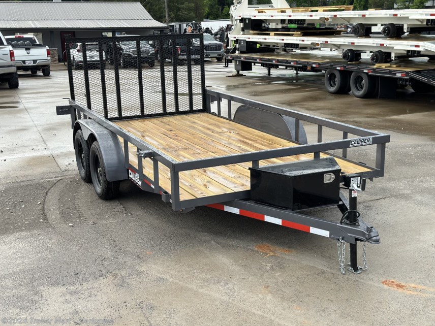New 2024 Caliber 7x14 Tandem Axle BEST OPEN UTILITY ON THE MARKET available in Clarksville, Tennessee