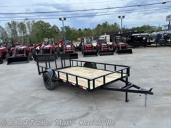 New 2023 Piggyback MetalWorks 7&apos; wide x 10&apos; open utility trailer single axle available in Clarksville, Tennessee