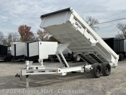 New 2024 Delco 7x16  Dump Trailer 14K GVWR with tarp available in Clarksville, Tennessee