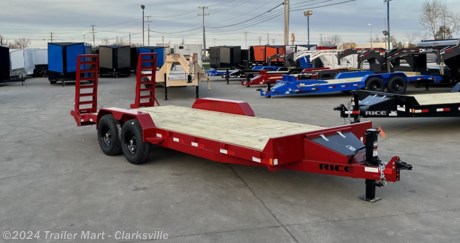 &lt;p class=&quot;MsoNormal&quot;&gt;&lt;strong&gt;BRAND NEW RICE MAGNUM 7TON 20&#39; LOW PRO HEAVY DUTY EQUIPMENT TRAILER&lt;/strong&gt;&lt;br /&gt;&lt;br /&gt;&lt;strong&gt;&lt;em&gt;- 7&#39; Between fenders&lt;br /&gt;- 18&#39; of wood deck length plus 2&#39; steel dovetail&amp;nbsp;&lt;/em&gt;&lt;/strong&gt;&lt;br /&gt;&lt;strong&gt;&lt;em&gt;- 14K GVWR&amp;nbsp;&lt;/em&gt;&lt;/strong&gt;&lt;br /&gt;&lt;strong&gt;&lt;em&gt;- Trailer weighs: 3380lbs empty &lt;/em&gt;&lt;/strong&gt;&lt;br /&gt;&lt;strong&gt;&lt;em&gt;- Payload capacity on this trailer is: 10620lbs &lt;/em&gt;&lt;/strong&gt;&lt;br /&gt;&lt;br /&gt;&lt;strong&gt;- Integrated Tool Box&amp;nbsp;&lt;br /&gt;- 6&quot; Channel Main Frame&lt;br /&gt;- 3&quot; Channel&amp;nbsp;Crossmembers&amp;nbsp;on 16&quot; Centers&lt;br /&gt;- 2&#39; Steel Dove Tail&lt;br /&gt;- Heavy Duty Steel Fabricated Fenders&lt;br /&gt;- 10k Drop Leg Jack&lt;br /&gt;- 2 5/16 Adjustable&amp;nbsp;Coupler In 6 Hole&amp;nbsp;Bracket&lt;br /&gt;- Stake Pocket Tie Downs&lt;br /&gt;- Treated Floor&lt;br /&gt;- 5&#39; Wedge Style Ramps w/ Spring Assis&lt;br /&gt;- Led Lights&lt;br /&gt;- Fully Sealed Modular Wire Harness&lt;br /&gt;- Steel Grit Blasted, Degreased, Phosphatized, Hot Water Pressure Washed And Sealed&lt;br /&gt;Fully Powder Coated&lt;/strong&gt;&lt;br style=&quot;mso-special-character: line-break;&quot; /&gt;&lt;!-- [if !supportLineBreakNewLine]--&gt;&lt;br style=&quot;mso-special-character: line-break;&quot; /&gt;&lt;!--[endif]--&gt;&lt;/p&gt;