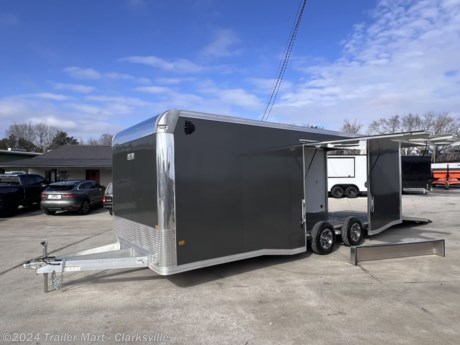&lt;p&gt;&lt;span style=&quot;font-size: 14pt;&quot;&gt;&lt;strong&gt;&lt;em&gt;BRAND NEW ALCOM EZ-HAULER 8.5X24 ALUMINUM CAR HAULER W/ ESCAPE DOOR&lt;/em&gt;&lt;/strong&gt;&lt;/span&gt;&lt;/p&gt;
&lt;p&gt;&amp;nbsp;&lt;/p&gt;
&lt;p&gt;&lt;span style=&quot;font-size: 14pt;&quot;&gt;&lt;strong&gt;&lt;em&gt;GWVR : 9990 LBS&lt;/em&gt;&lt;/strong&gt;&lt;/span&gt;&lt;/p&gt;
&lt;p&gt;&lt;span style=&quot;font-size: 14pt;&quot;&gt;&lt;strong&gt;&lt;em&gt;TRAILER WEIGHT : 2780&lt;/em&gt;&lt;/strong&gt;&lt;/span&gt;&lt;/p&gt;
&lt;p&gt;&lt;span style=&quot;font-size: 14pt;&quot;&gt;&lt;strong&gt;&lt;em&gt;PAYLOAD : 7210 LBS&lt;/em&gt;&lt;/strong&gt;&lt;/span&gt;&lt;/p&gt;
&lt;p&gt;&lt;span style=&quot;font-size: 14pt;&quot;&gt;&lt;strong&gt;&lt;em&gt;DIMENSIONS : 8.5(W) X 7(H) X 24(L)&lt;/em&gt;&lt;/strong&gt;&lt;/span&gt;&lt;/p&gt;
&lt;p&gt;&lt;span style=&quot;font-size: 14pt;&quot;&gt;&lt;strong&gt;&lt;em&gt;FEATURES :&amp;nbsp;&lt;/em&gt;&lt;/strong&gt;&lt;/span&gt;&lt;/p&gt;
&lt;p&gt;&lt;span style=&quot;font-size: 14pt;&quot;&gt;&lt;strong&gt;&lt;em&gt;8&#39; WIDE ESCAPE DOOR&lt;/em&gt;&lt;/strong&gt;&lt;/span&gt;&lt;/p&gt;
&lt;p&gt;&lt;span style=&quot;font-size: 14pt;&quot;&gt;&lt;strong&gt;&lt;em&gt;REMOVABLE FENDER&lt;/em&gt;&lt;/strong&gt;&lt;/span&gt;&lt;/p&gt;
&lt;p&gt;&lt;span style=&quot;font-size: 14pt;&quot;&gt;&lt;strong&gt;&lt;em&gt;SPREAD TORSION 5200LB AXLES&lt;/em&gt;&lt;/strong&gt;&lt;/span&gt;&lt;/p&gt;
&lt;p&gt;&lt;span style=&quot;font-size: 14pt;&quot;&gt;&lt;strong&gt;&lt;em&gt;ALUMINUM MOD WHEELS&lt;/em&gt;&lt;/strong&gt;&lt;/span&gt;&lt;/p&gt;
&lt;p&gt;&lt;span style=&quot;font-size: 14pt;&quot;&gt;Bringing back one of our most popular units, this is the&amp;nbsp;&lt;em&gt;&lt;strong&gt;ALL NEW&lt;/strong&gt;&lt;/em&gt;&lt;strong&gt;&amp;nbsp;&lt;/strong&gt;&lt;strong&gt;&amp;nbsp;&lt;/strong&gt;EZ-Hauler 8.5x24 enclosed car hauler. Featuring an &lt;em&gt;&lt;strong&gt;ALL ALUMINUM FRAME AND EXTERIOR,&amp;nbsp;&lt;/strong&gt;&lt;/em&gt;this trailer is incredibly light weight. Tipping the scales at just over 2700lbs, you can comfortably bring this with you for the long haul. Specialized with Trailer Mart&#39;s exclusive build, this unit is built upon a &lt;em&gt;&lt;strong&gt;6&quot; BOX TUBING MAIN FRAME&lt;/strong&gt;&lt;/em&gt;&amp;nbsp;leading up to a an extended &lt;strong&gt;&lt;em&gt;TRIPLE TUBE TONGUE HITCH&lt;/em&gt;&lt;/strong&gt; Supporting the walls, and ceiling are&amp;nbsp;&lt;em&gt;&lt;strong&gt;16&quot; ON CENTER BOX TUBING CROSSMEMBERS&lt;/strong&gt;&lt;/em&gt;. Wrapped in upgraded charcoal &lt;strong&gt;&lt;em&gt;.080 POLYCORE&lt;/em&gt;&lt;/strong&gt;, this trailer features exterior skin more than twice as thick as the industry standard! Inside features a semi finished interior, with RTP flooring, finished walls, and plenty of interior lighting!&amp;nbsp;&lt;/span&gt;&lt;/p&gt;
&lt;p&gt;&lt;span style=&quot;font-size: 14pt;&quot;&gt;This unit won&#39;t last long, and with our superior financing,you can take it home&amp;nbsp;&lt;strong&gt;&lt;em&gt;TODAY&lt;/em&gt;&lt;/strong&gt;!&lt;/span&gt;&lt;/p&gt;
&lt;p&gt;&lt;span style=&quot;font-size: 14pt;&quot;&gt;Backed by our&amp;nbsp;&lt;em&gt;&lt;strong&gt;lifetime warranty&lt;/strong&gt;&lt;/em&gt;, you can work relentlessly with the peace of mind that Trailer-Mart provides!&lt;/span&gt;&lt;/p&gt;
&lt;p&gt;&amp;nbsp;&lt;/p&gt;
&lt;p&gt;&amp;nbsp;&lt;/p&gt;
&lt;p&gt;&amp;nbsp;&lt;/p&gt;
&lt;p&gt;&amp;nbsp;&lt;/p&gt;
&lt;p&gt;&lt;em&gt;&lt;strong&gt;LIKE ALL OF OUR UNITS, WE OFFER SUPER LOW MONTHLY PAYMENT OPTIONS TO QUALIFIED BUYERS.&amp;nbsp; NO OTHER DEALER WILL WORK AS HARD AS WE DO TO ENSURE EACH AND EVERY CUSTOMER THE VERY BEST FINANCING OPTIONS AVAILABLE!&amp;nbsp;&amp;nbsp;&lt;/strong&gt;&lt;/em&gt;&lt;/p&gt;
&lt;p&gt;&amp;nbsp;&lt;/p&gt;
&lt;p&gt;&lt;em&gt;&lt;strong&gt;AS AN ALTERNATIVE TO OUR STANDARD FINANCING, WE ALSO OFFER THE NO CREDIT CHECK FINANCING PROGRAM.&amp;nbsp;AKA: RENT TO OWN.&amp;nbsp;&lt;/strong&gt;&lt;/em&gt;&lt;/p&gt;
&lt;p&gt;&lt;em&gt;&lt;strong&gt;(To participating states)&lt;/strong&gt;&lt;/em&gt;&lt;/p&gt;
&lt;p&gt;&amp;nbsp;&lt;/p&gt;