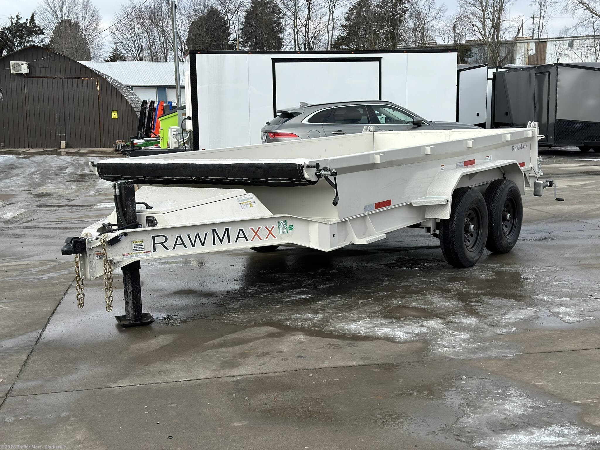 2024 7x14 LowPro 14k Dump W/ Hyd Jack by RawMaxx from Trailer Mart - Clarksville in Clarksville, Tennessee