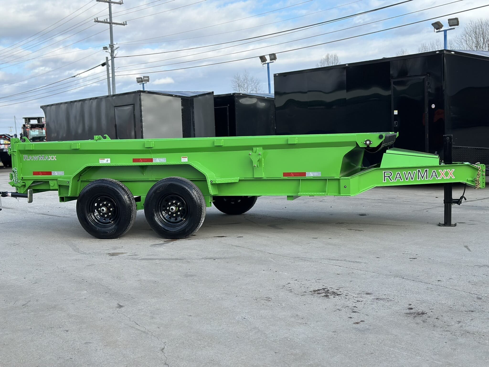 2025 RawMaxx 7x12 14k LowPro Dump - New Dump Trailer for sale by Trailer Mart - Clarksville in Clarksville, Tennessee