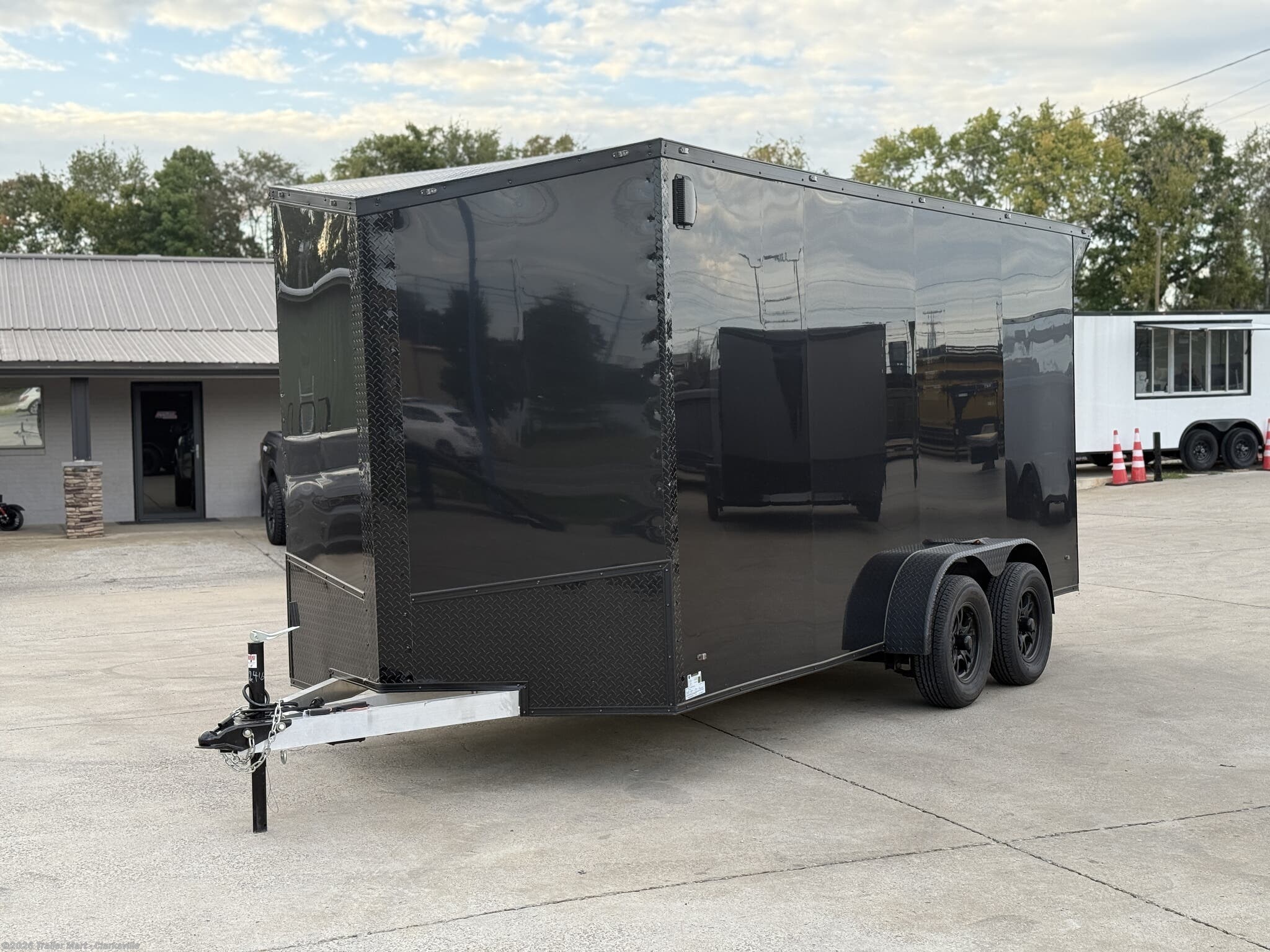2025 Black Label Aluminum 7x16' Enclosed by Steel Pines Cargo from Trailer Mart - Clarksville in Clarksville, Tennessee