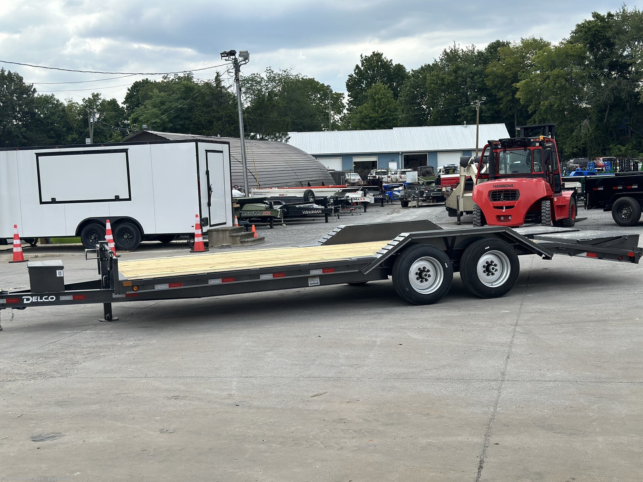 New 2024 Delco C7 22&apos; Drive-Over Equipment Trailer available in Clarksville, Tennessee