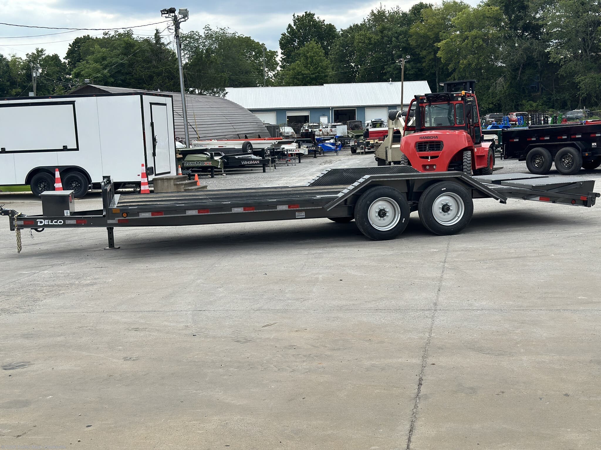 New 2024 Delco C7 22' 16k Drive-Over Equipment Trailer available in Clarksville, Tennessee