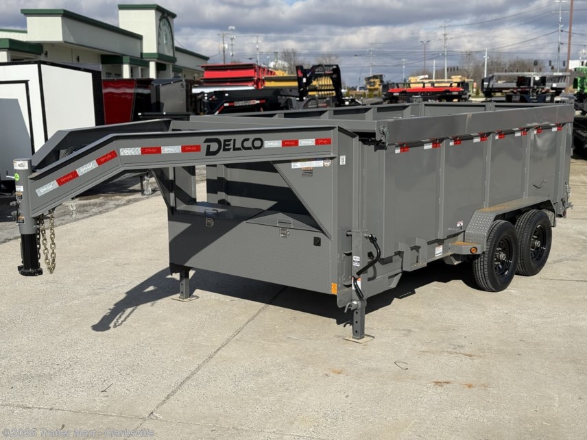 New 2025 Delco 7x14 High Side Gooseneck Dump available in Clarksville, Tennessee