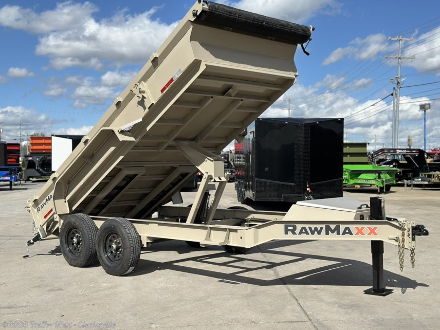 New 2024 RawMaxx 7x14 14k LowPro Dump W/ Hyd Jack available in Clarksville, Tennessee