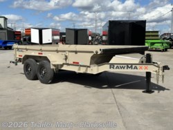 New 2024 RawMaxx 7x14 14k LowPro Dump W/ Hyd Jack available in Clarksville, Tennessee