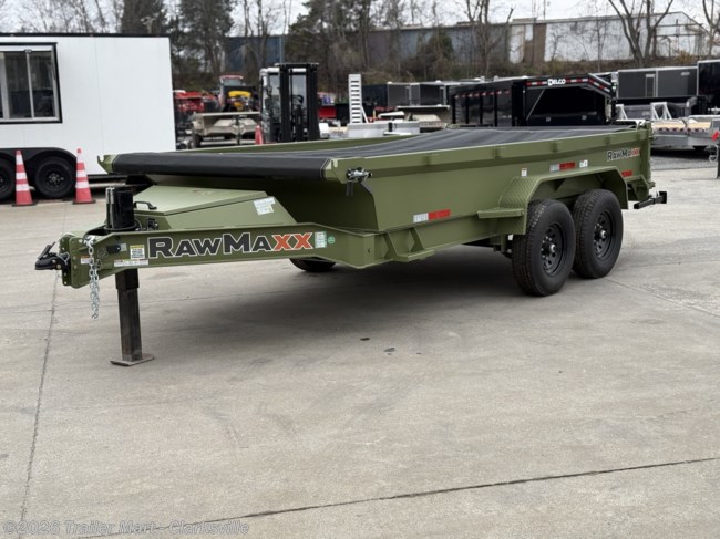 2024 RawMaxx 7x14 14k LowPro Dump W/ Hyd Jack