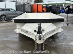 2024 RawMaxx 7x14 14k LowPro Dump W/ Hyd Jack - New Dump Trailer for sale by Trailer Mart - Clarksville in Clarksville, Tennessee