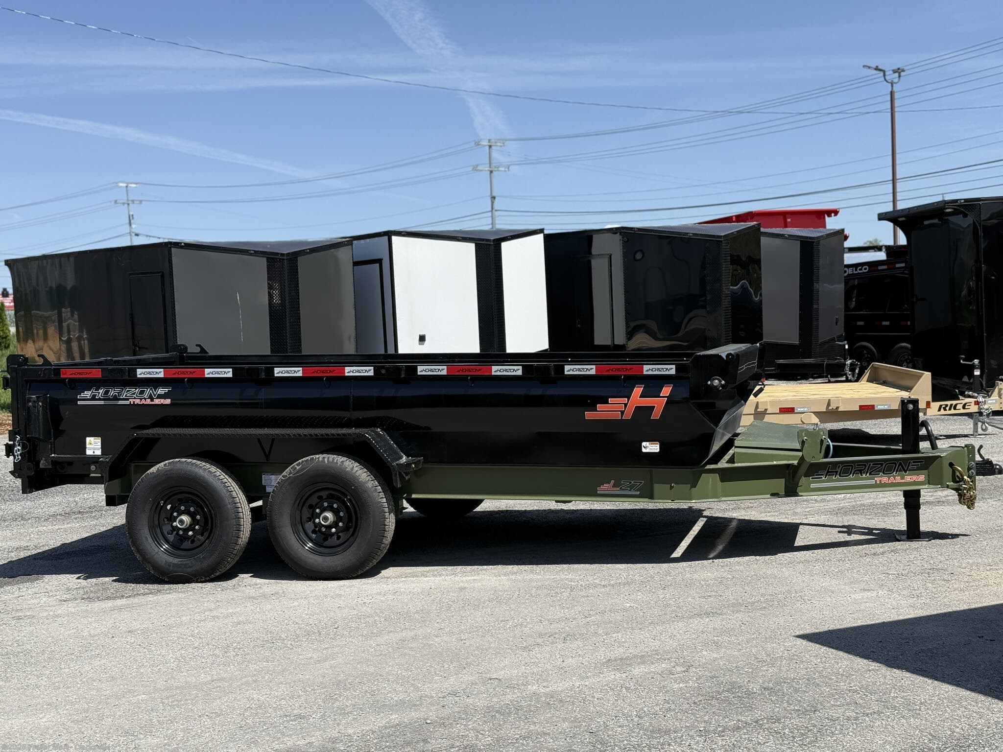 New 2025 Horizon Trailers LZ7 14' 14k Dump available in Clarksville, Tennessee