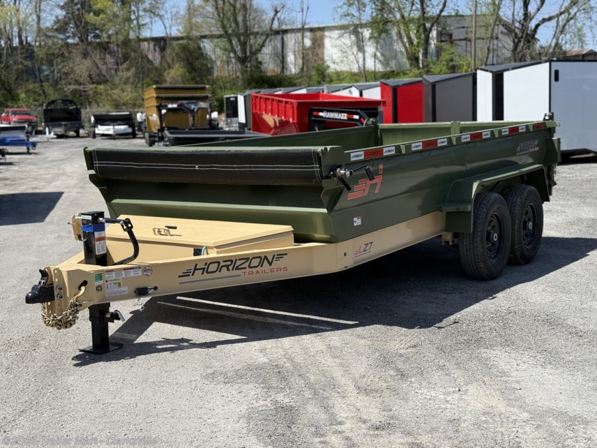 New 2025 Horizon Trailers LZ7 14&apos; 14K Dump available in Clarksville, Tennessee