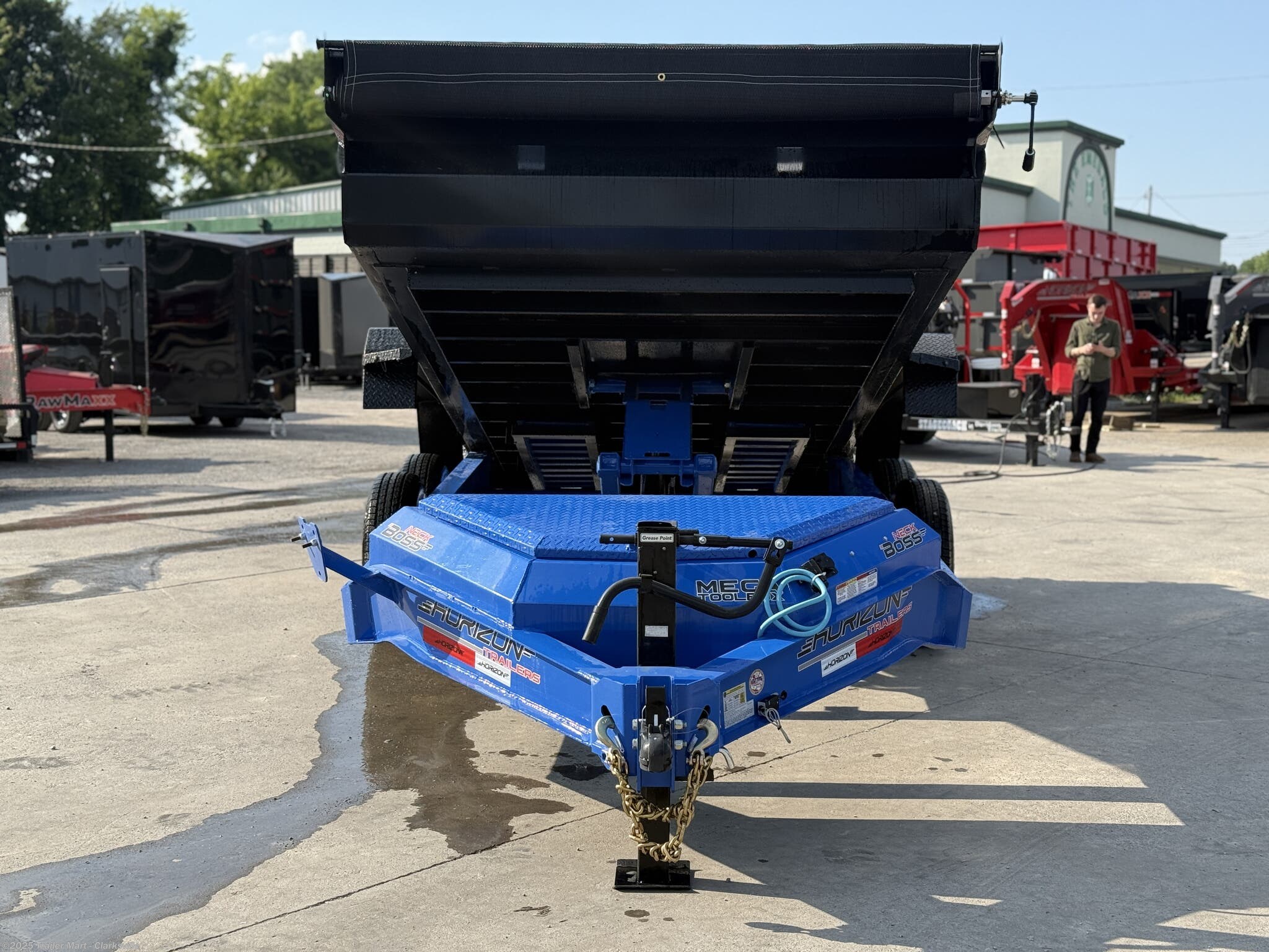 2025 Horizon Trailers LZ7 14&apos; 14K Neck Boss Dump - New Dump Trailer for sale by Trailer Mart - Clarksville in Clarksville, Tennessee