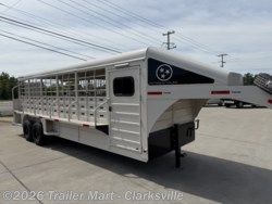 2026 Swift Built 24' Swift Stock / Tack 3 Horse Hauler - New Cattle/Livestock Trailer for sale by Trailer Mart - Clarksville in Clarksville, Tennessee