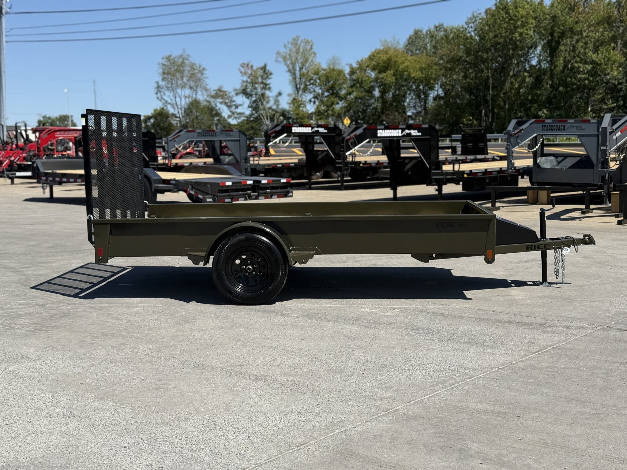 2026 Rice Trailers Single Stealth 12' Stealth Utility - New Utility Trailer for sale by Trailer Mart - Clarksville in Clarksville, Tennessee