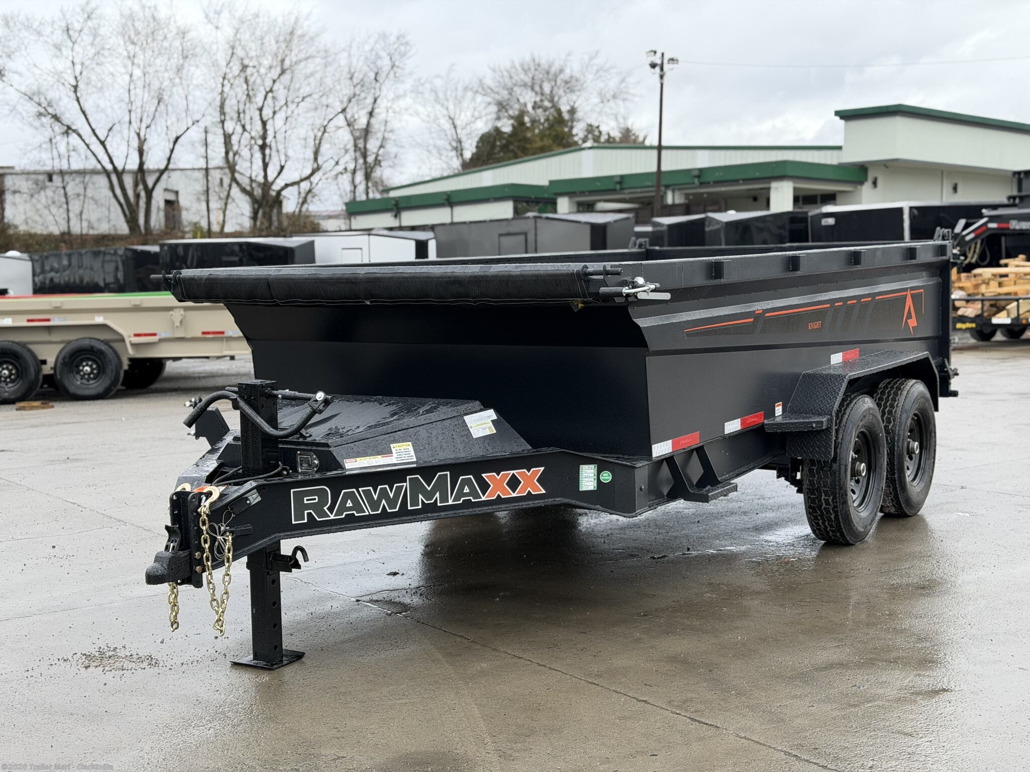 2026 Knight Edition 7x14 14k MidSide Dump by RawMaxx from Trailer Mart - Clarksville in Clarksville, Tennessee