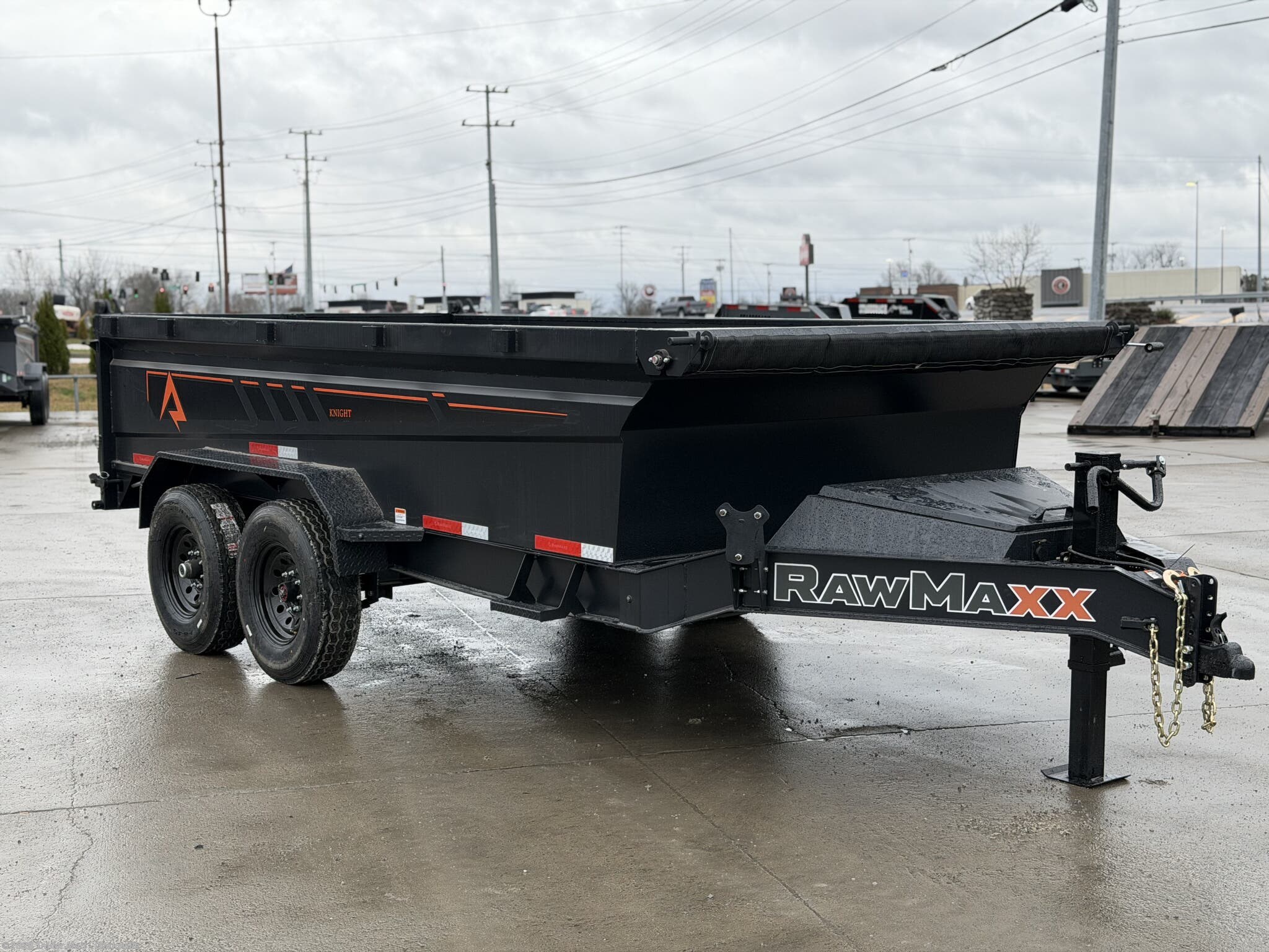 2026 RawMaxx Knight Edition 7x14 14k MidSide Dump