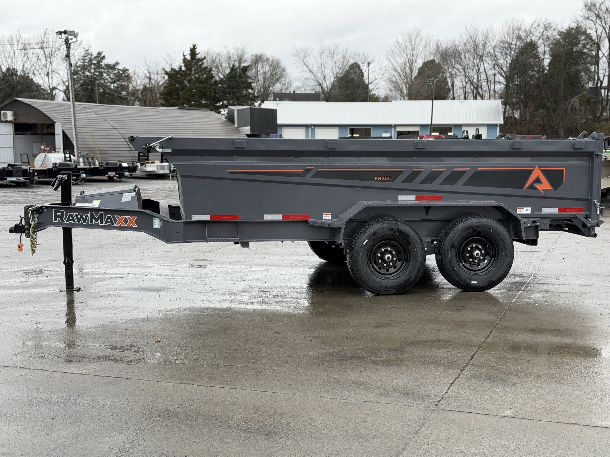 New 2026 RawMaxx Knight Edition 7x14 14k MidSide Dump available in Clarksville, Tennessee