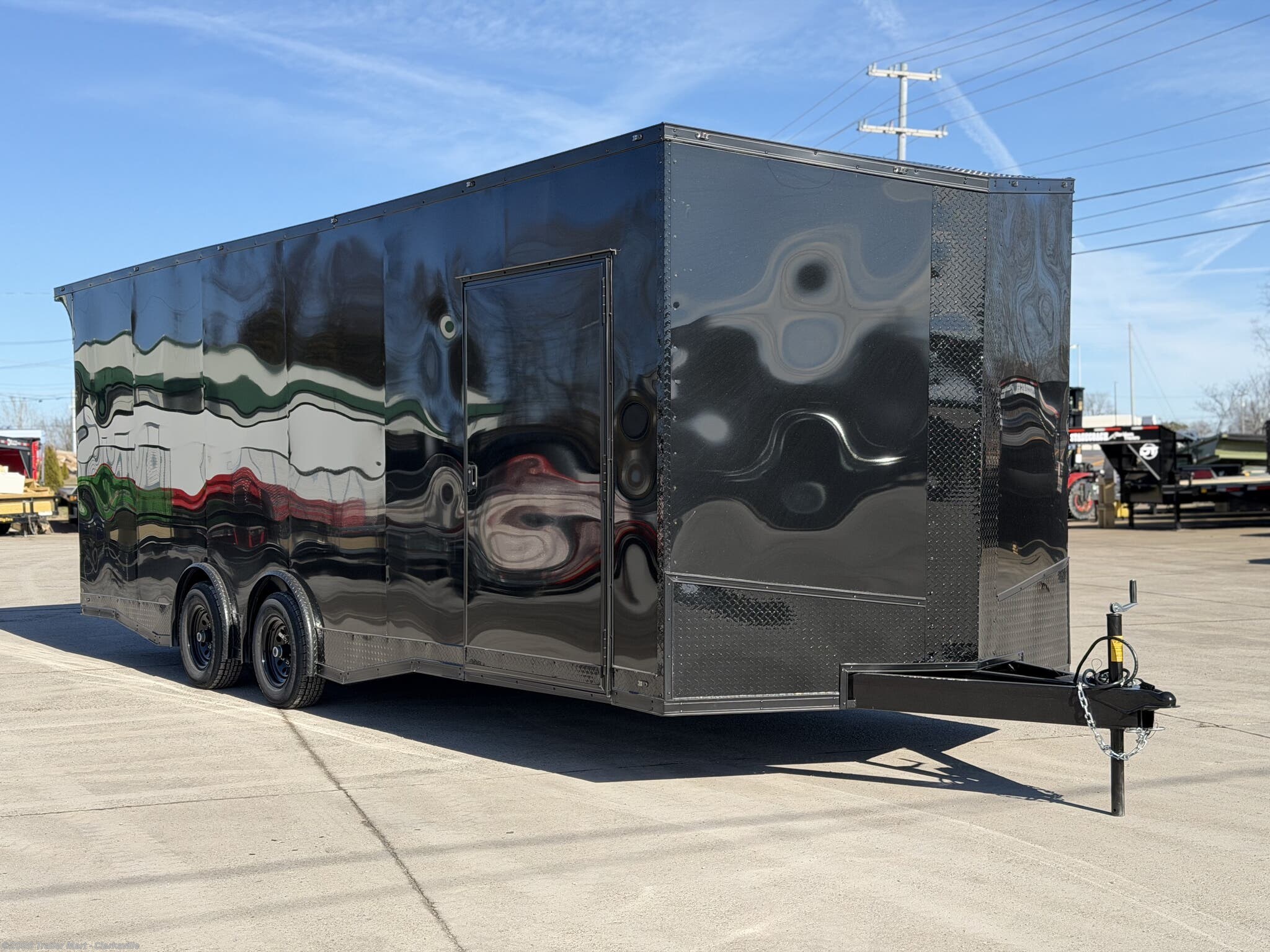 2026 Steel Pines Cargo Black Label 8.5x24' 7’6” Interior Enclosed