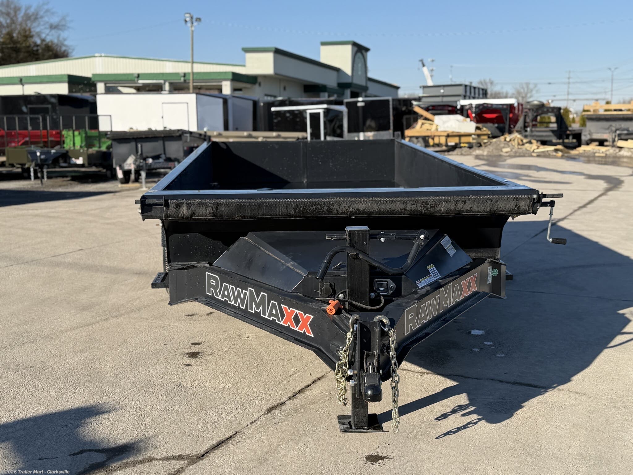 2026 RawMaxx Knight Edition 7x14 14k Dump - New Dump Trailer for sale by Trailer Mart - Clarksville in Clarksville, Tennessee