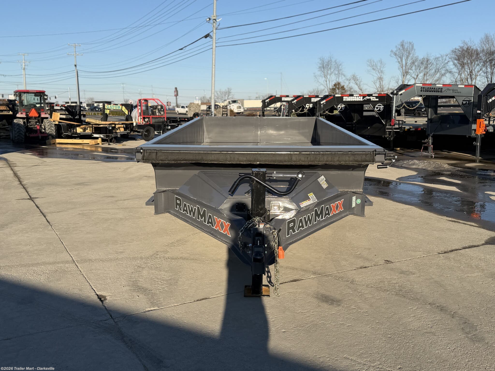 2026 RawMaxx GDX 7x14 14k Dump - New Dump Trailer for sale by Trailer Mart - Clarksville in Clarksville, Tennessee