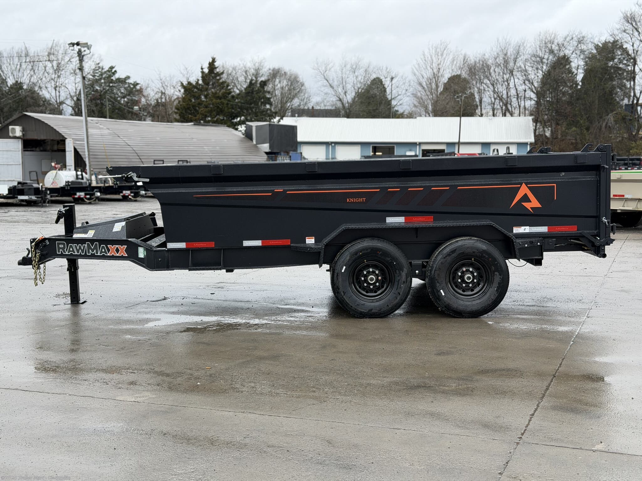 New 2026 RawMaxx Knight Edition 7x14 14k MidSide Dump available in Clarksville, Tennessee