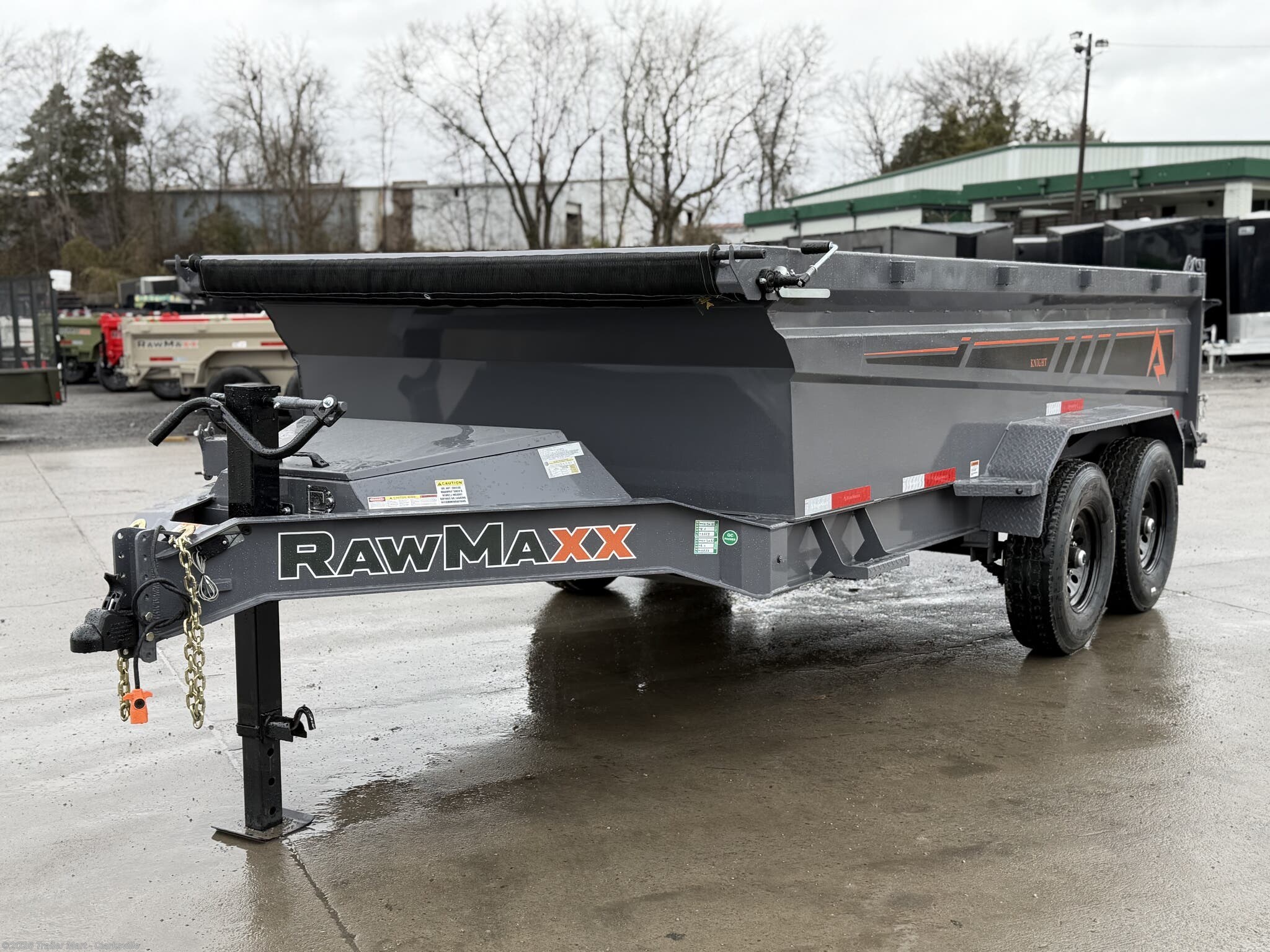 2026 Knight Edition 7x14 14k MidSide Dump by RawMaxx from Trailer Mart - Clarksville in Clarksville, Tennessee
