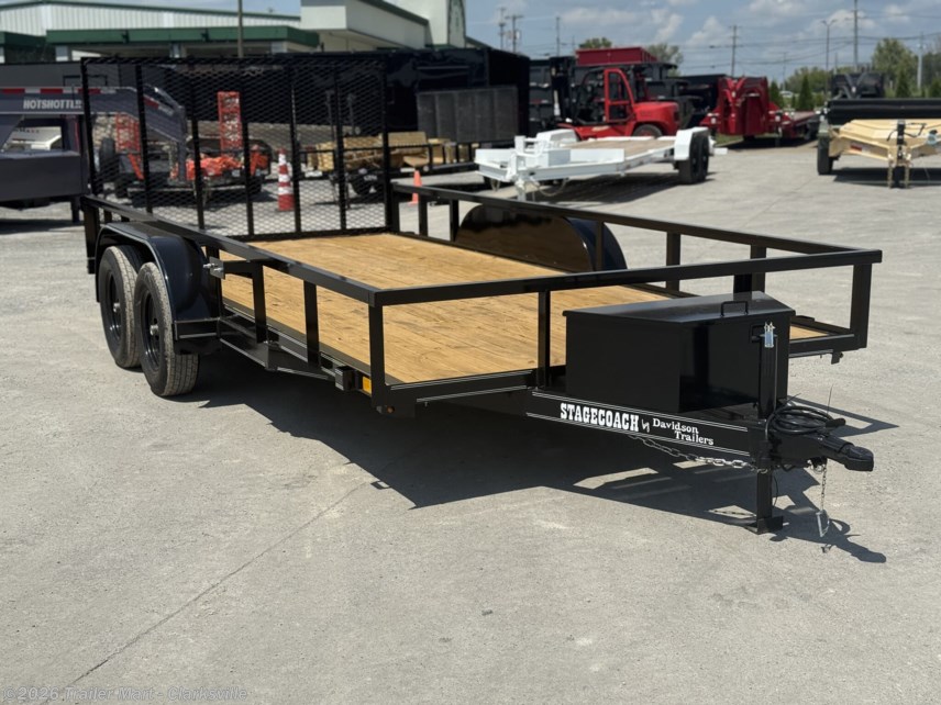 New 2026 Davidson Trailers 83"x16' Stagecoach Tandem Utility available in Clarksville, Tennessee