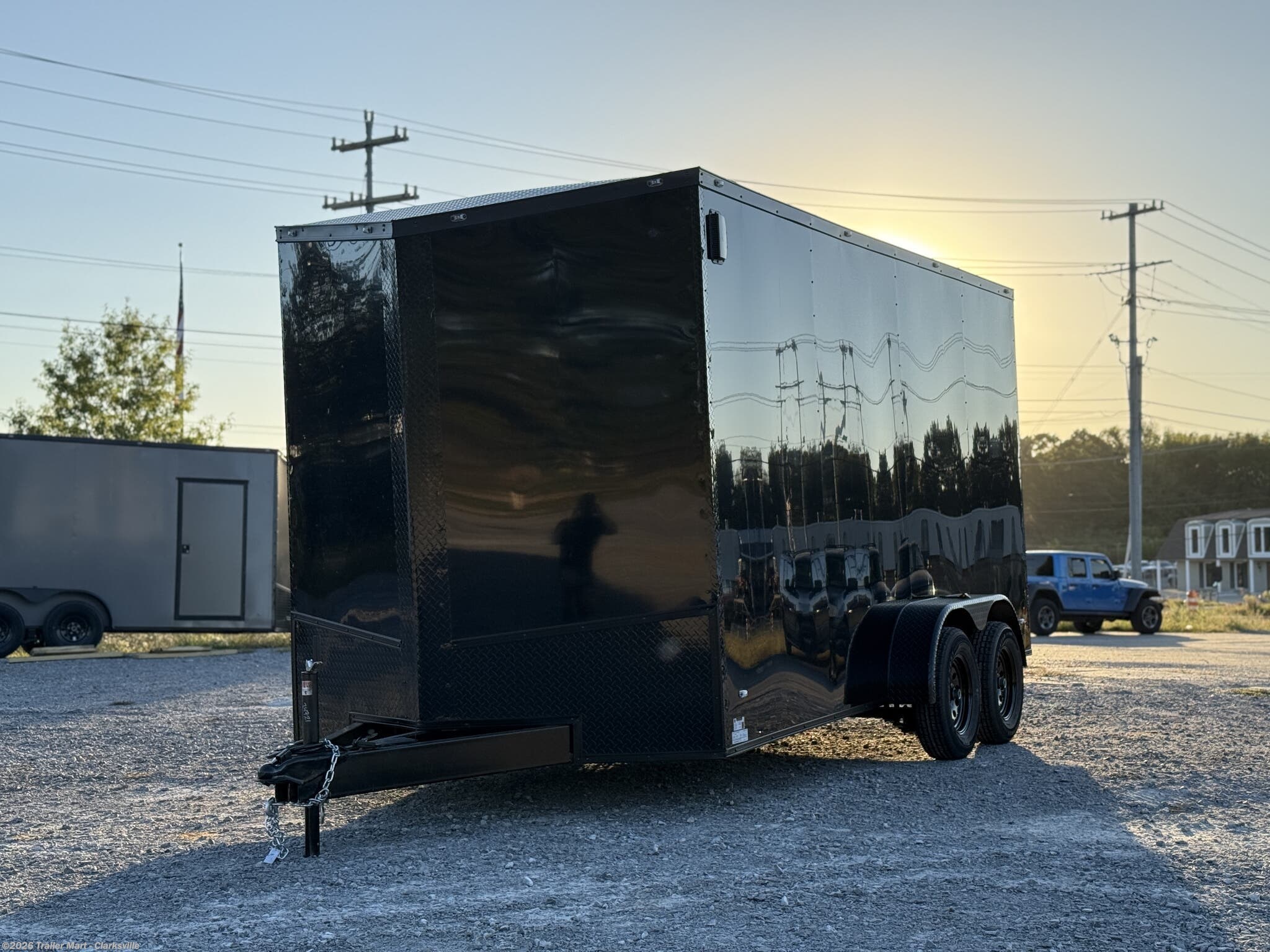 2026 Black Label 7x16' Enclosed by Steel Pines Cargo from Trailer Mart - Clarksville in Clarksville, Tennessee