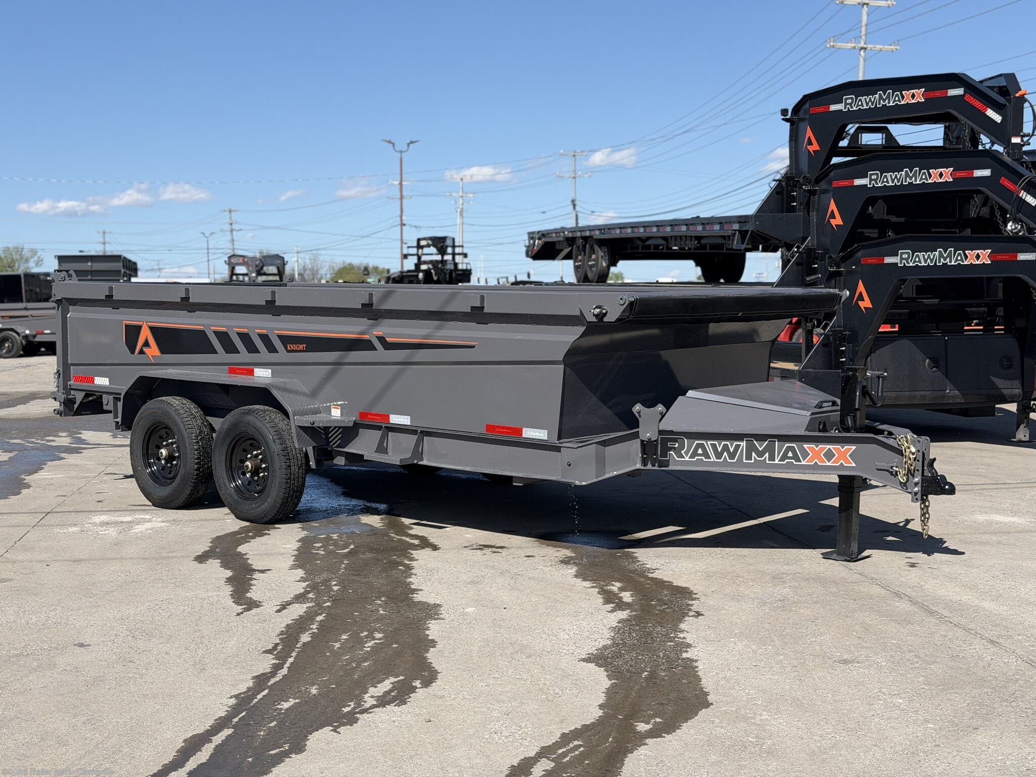 2026 RawMaxx Knight Edition 7x16 14k MidSide Dump