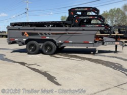 2026 RawMaxx Knight Edition 7x16 14k MidSide Dump - New Dump Trailer for sale by Trailer Mart - Clarksville in Clarksville, Tennessee